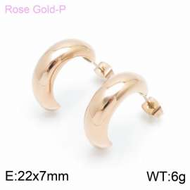 SS Rose Gold-Plating Earring