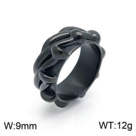 Stainless Steel Black-plating Ring