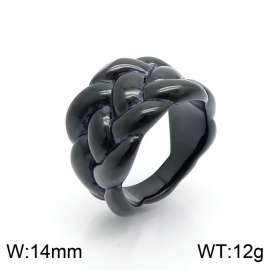 Stainless Steel Black-plating Ring