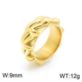 Stainless Steel Gold-plating Ring