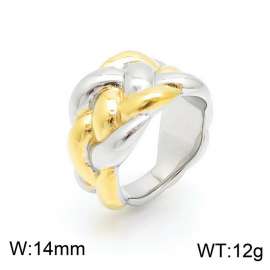 Stainless Steel Gold-plating Ring