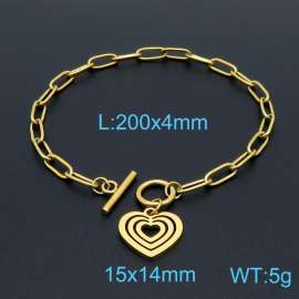 Stainless Steel Gold-plating Bracelet