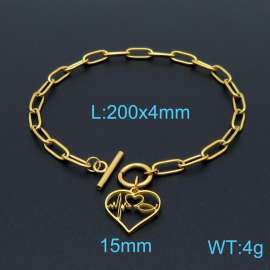 Stainless Steel Gold-plating Bracelet