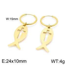 SS Gold-Plating Earring