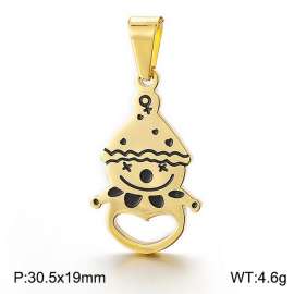 Stainless Steel Gold-plating Pendant