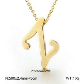 Stainless Steel Gold-plating Pendant