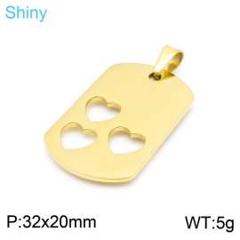 Stainless Steel Gold-plating Pendant