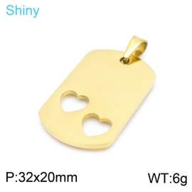 Stainless Steel Gold-plating Pendant