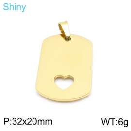 Stainless Steel Gold-plating Pendant