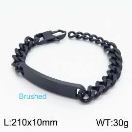 Stainless Steel Black-plating Bracelet