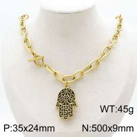 SS Gold-Plating Necklace