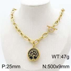 SS Gold-Plating Necklace