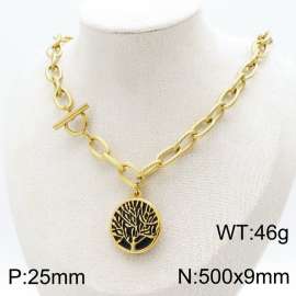 SS Gold-Plating Necklace