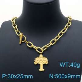 SS Gold-Plating Necklace