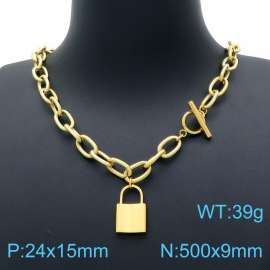 SS Gold-Plating Necklace