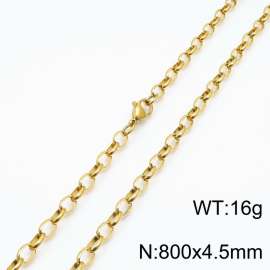 SS Gold-Plating Necklace