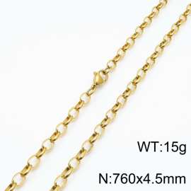 SS Gold-Plating Necklace