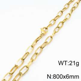 SS Gold-Plating Necklace