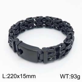 Stainless Steel Black-plating Bracelet