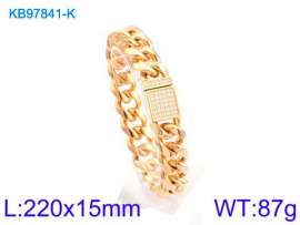 Stainless Steel Gold-plating Bracelet