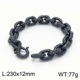 Stainless Steel Black-plating Bracelet