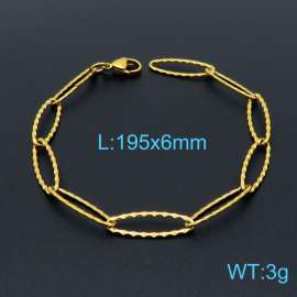 Stainless Steel Gold-plating Bracelet