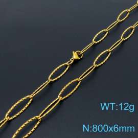 SS Gold-Plating Necklace