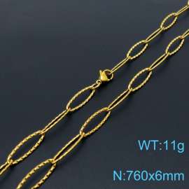 SS Gold-Plating Necklace