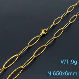 SS Gold-Plating Necklace