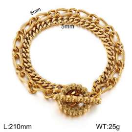 Stainless Steel Gold-plating Bracelet