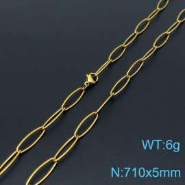 SS Gold-Plating Necklace