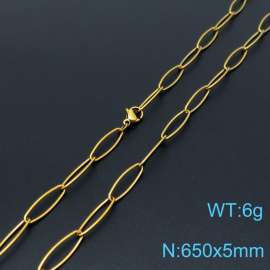 SS Gold-Plating Necklace