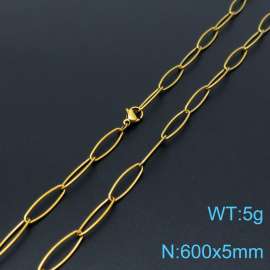 SS Gold-Plating Necklace