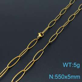 SS Gold-Plating Necklace