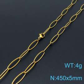 SS Gold-Plating Necklace