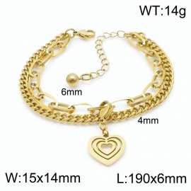 Stainless Steel Gold-plating Bracelet