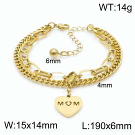 Stainless Steel Gold-plating Bracelet