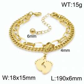 Stainless Steel Gold-plating Bracelet