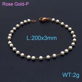 Stainless Steel Rose Gold-plating Bracelet