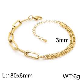 Stainless Steel Gold-plating Bracelet