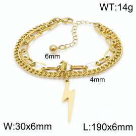 Stainless Steel Gold-plating Bracelet