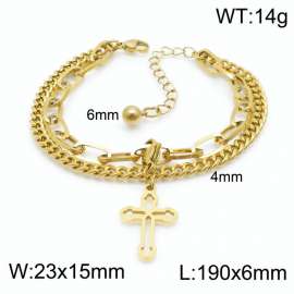 Stainless Steel Gold-plating Bracelet