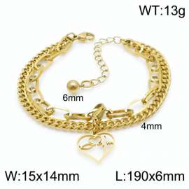 Stainless Steel Gold-plating Bracelet