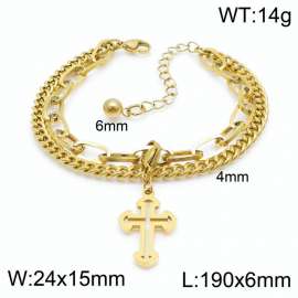 Stainless Steel Gold-plating Bracelet