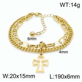 Stainless Steel Gold-plating Bracelet