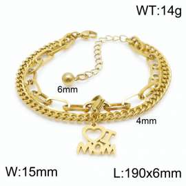 Stainless Steel Gold-plating Bracelet