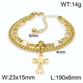 Stainless Steel Gold-plating Bracelet