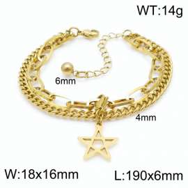 Stainless Steel Gold-plating Bracelet