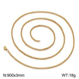 SS Gold-Plating Necklace