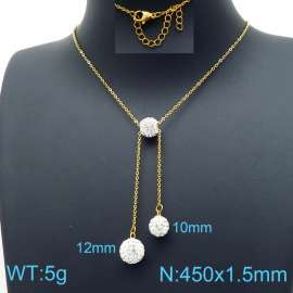 Stainless Steel Stone Necklace